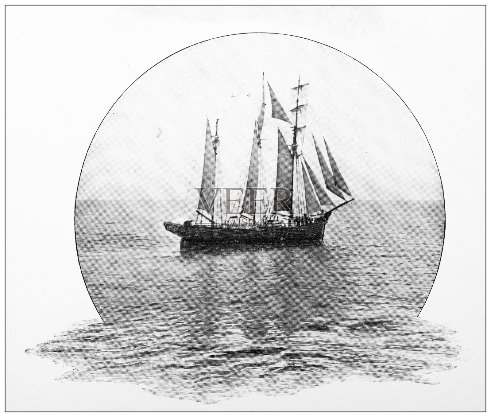 莱茵河地区的古玩旅行照片:船插画图片素材