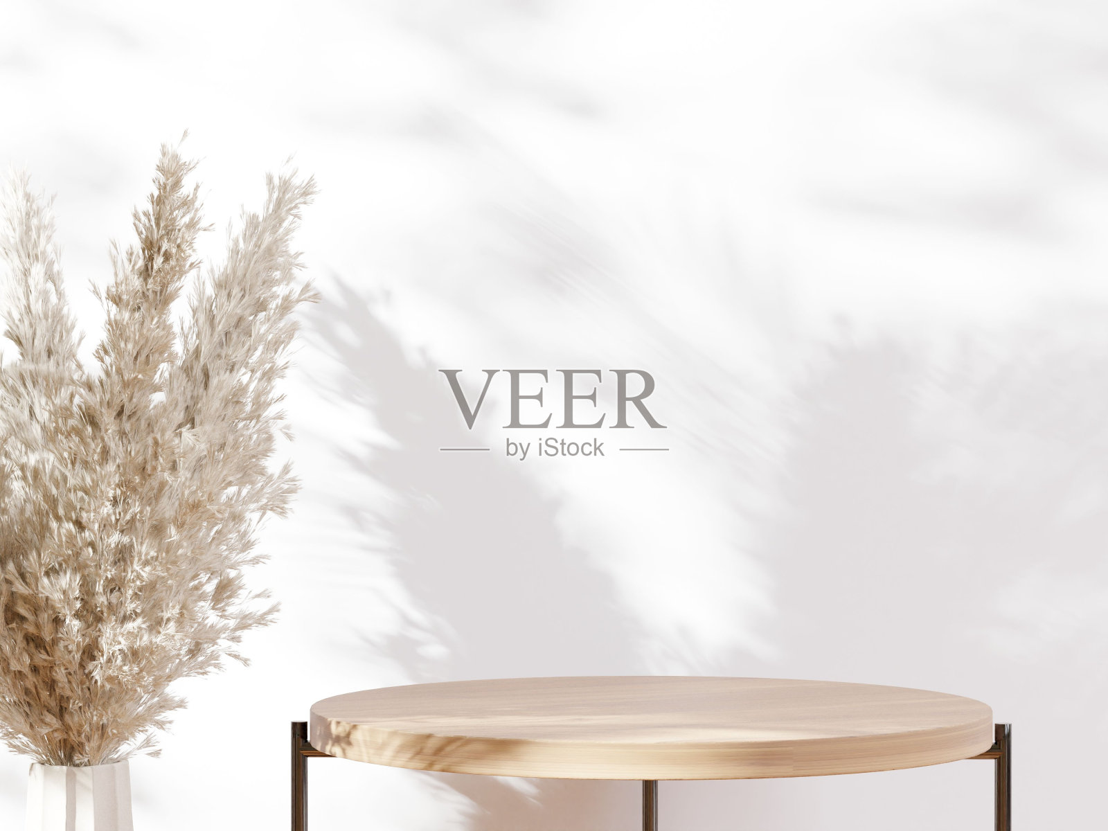 一个舒适,现代,简约的客厅设计的3D插图照片摄影图片