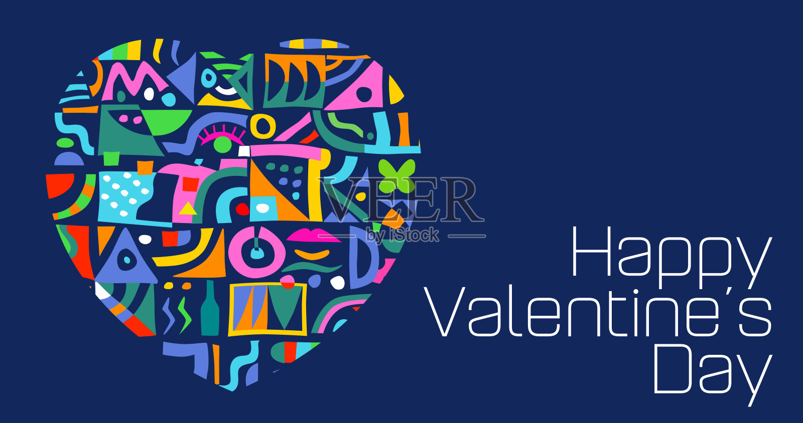 情人节祝福插画图片素材