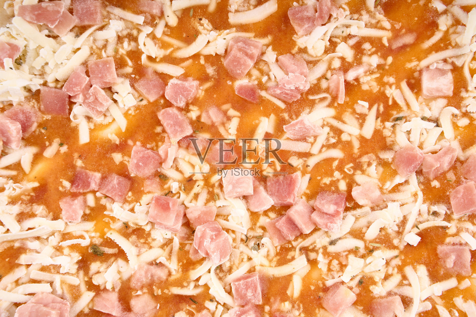 冷冻披萨。快餐。意大利菜。照片摄影图片