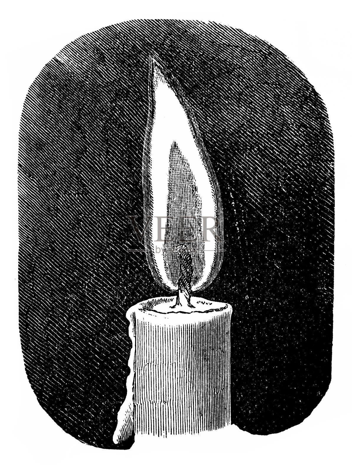 蜡烛插画图片素材