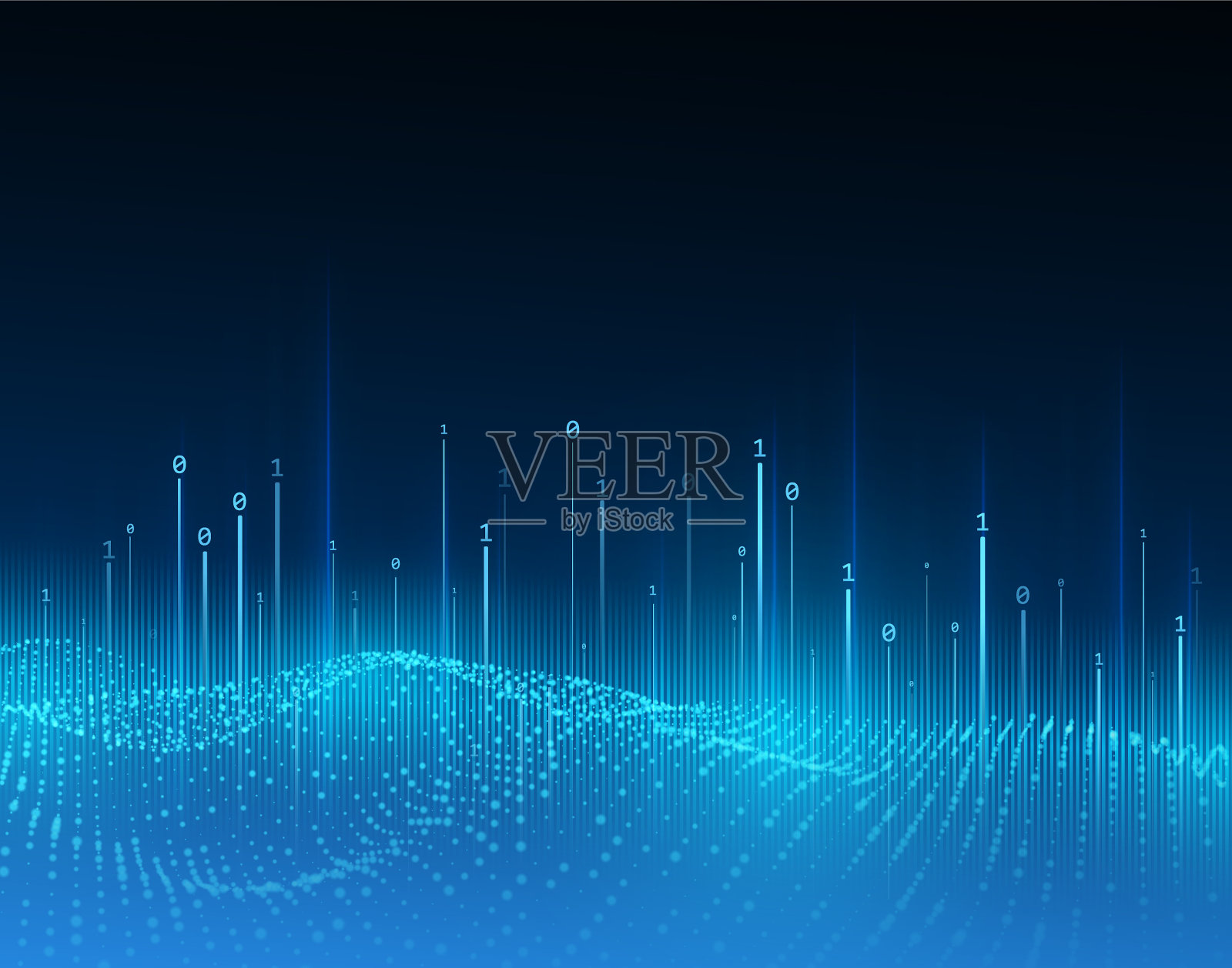 抽象技术景观背景插画图片素材