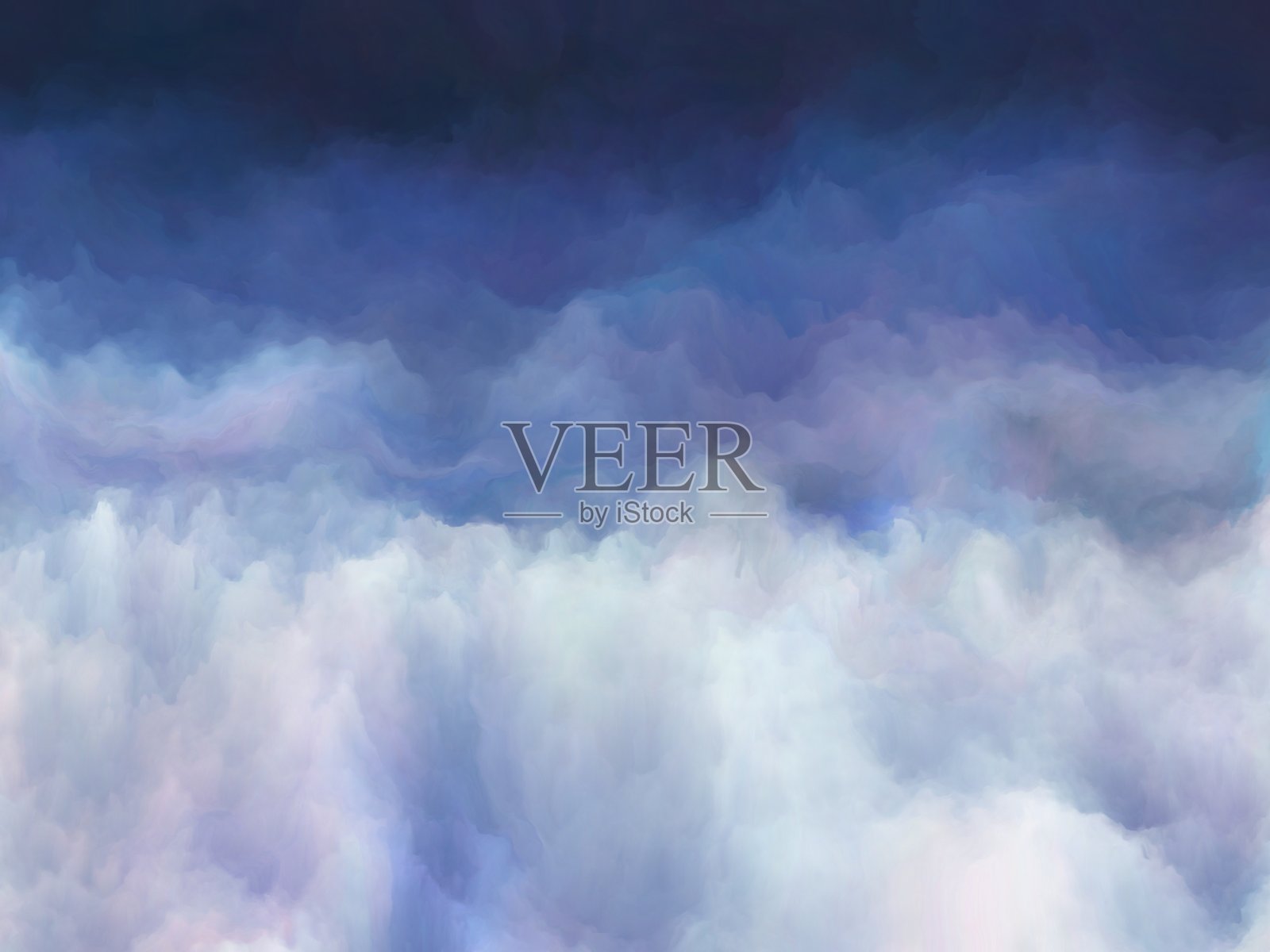 冰河描绘了风景插画图片素材