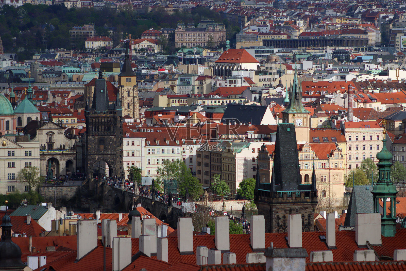 布拉格市景照片摄影图片