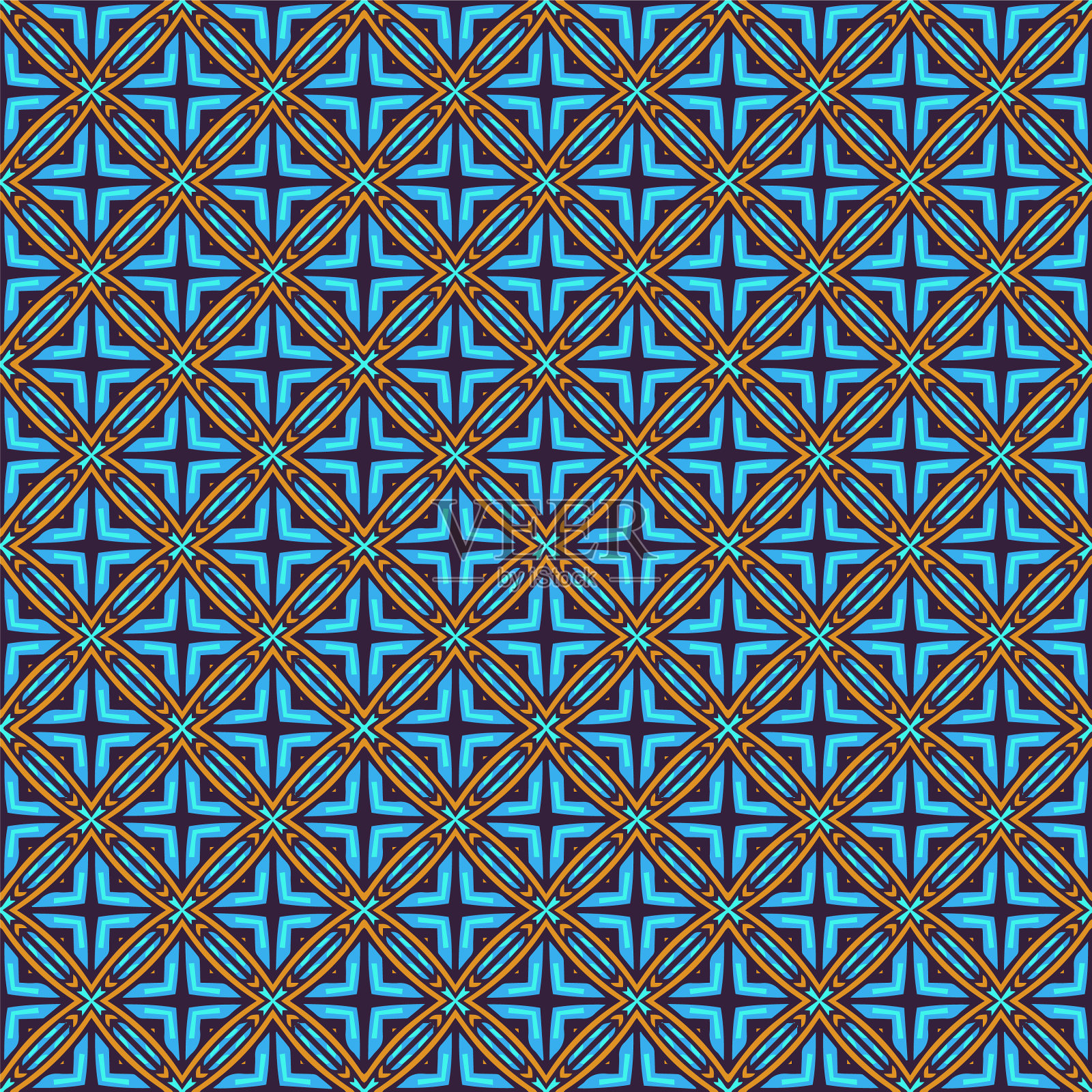 多色无缝图案纹理和模板插画图片素材