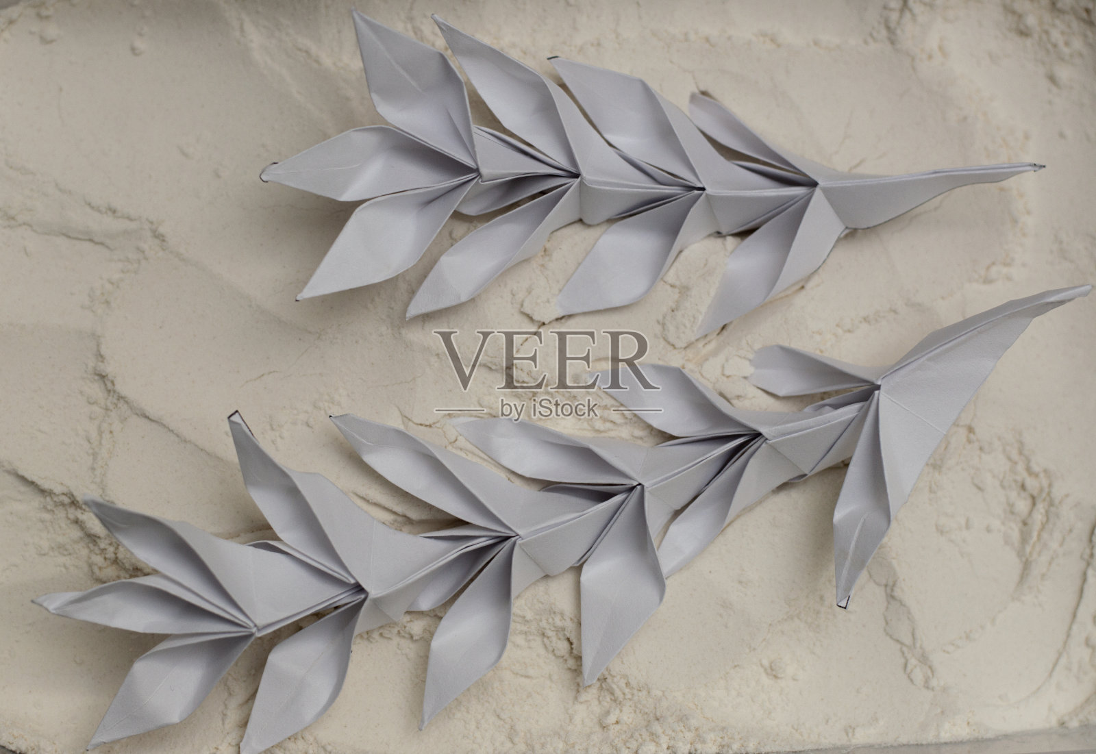 面粉上的小麦照片摄影图片