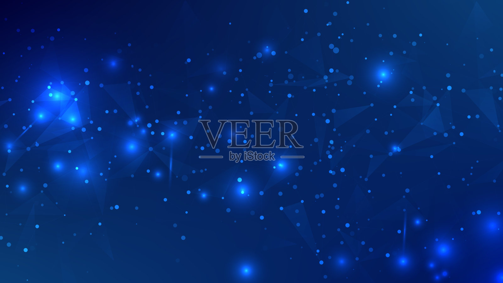 粒子技术背景插画图片素材