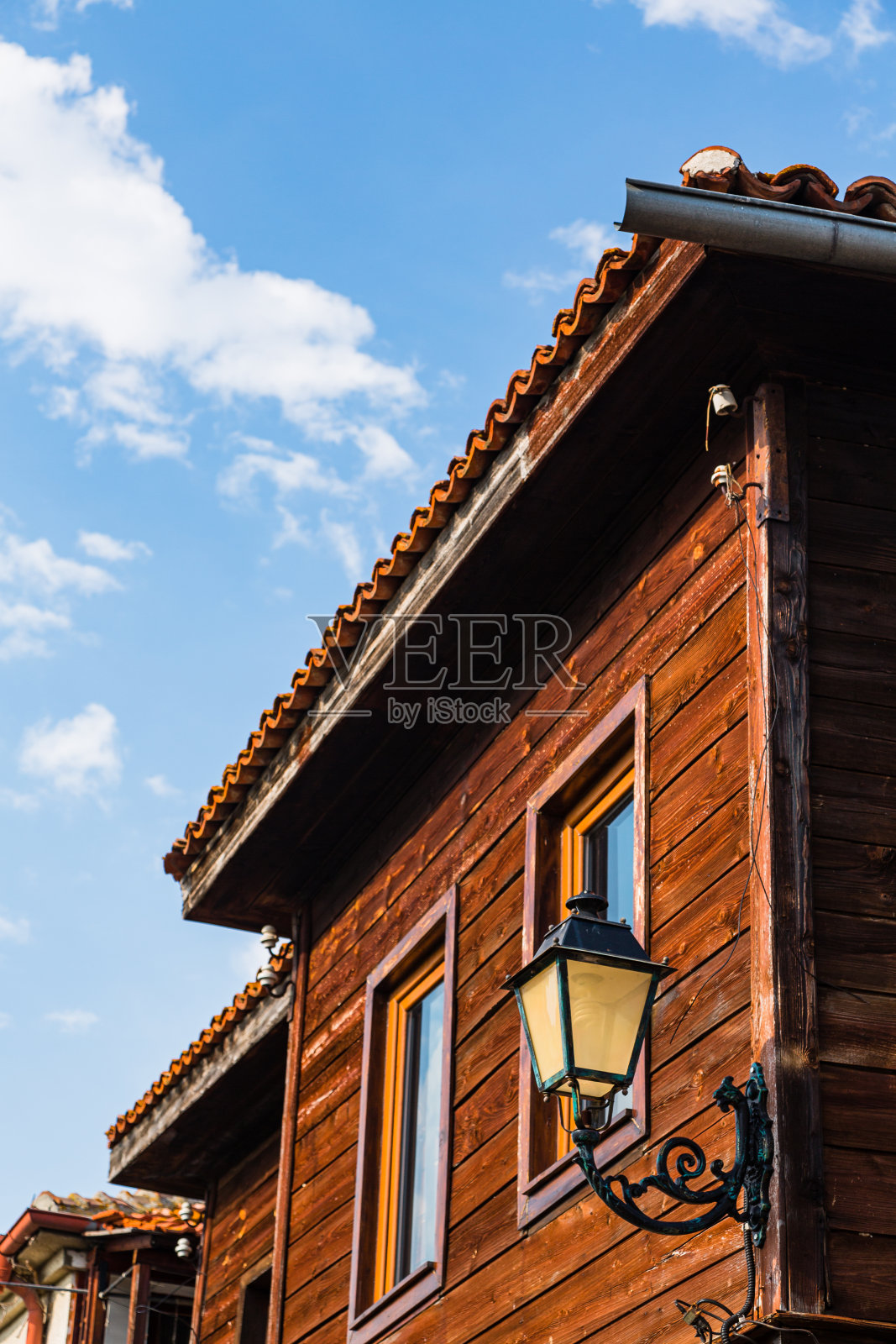 保加利亚内塞巴尔老城的城市景观照片摄影图片