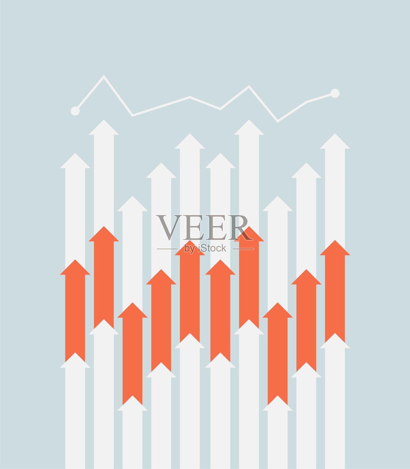 箭头图插画图片素材