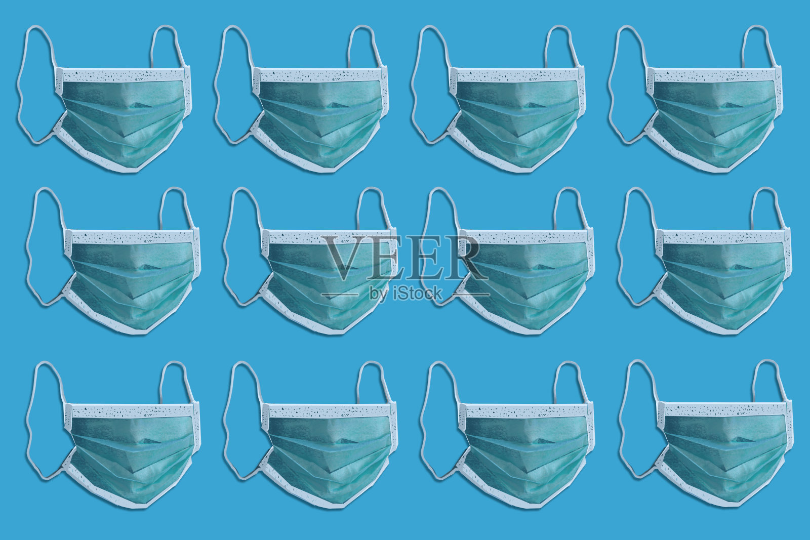 防护口罩图案素材插画图片素材