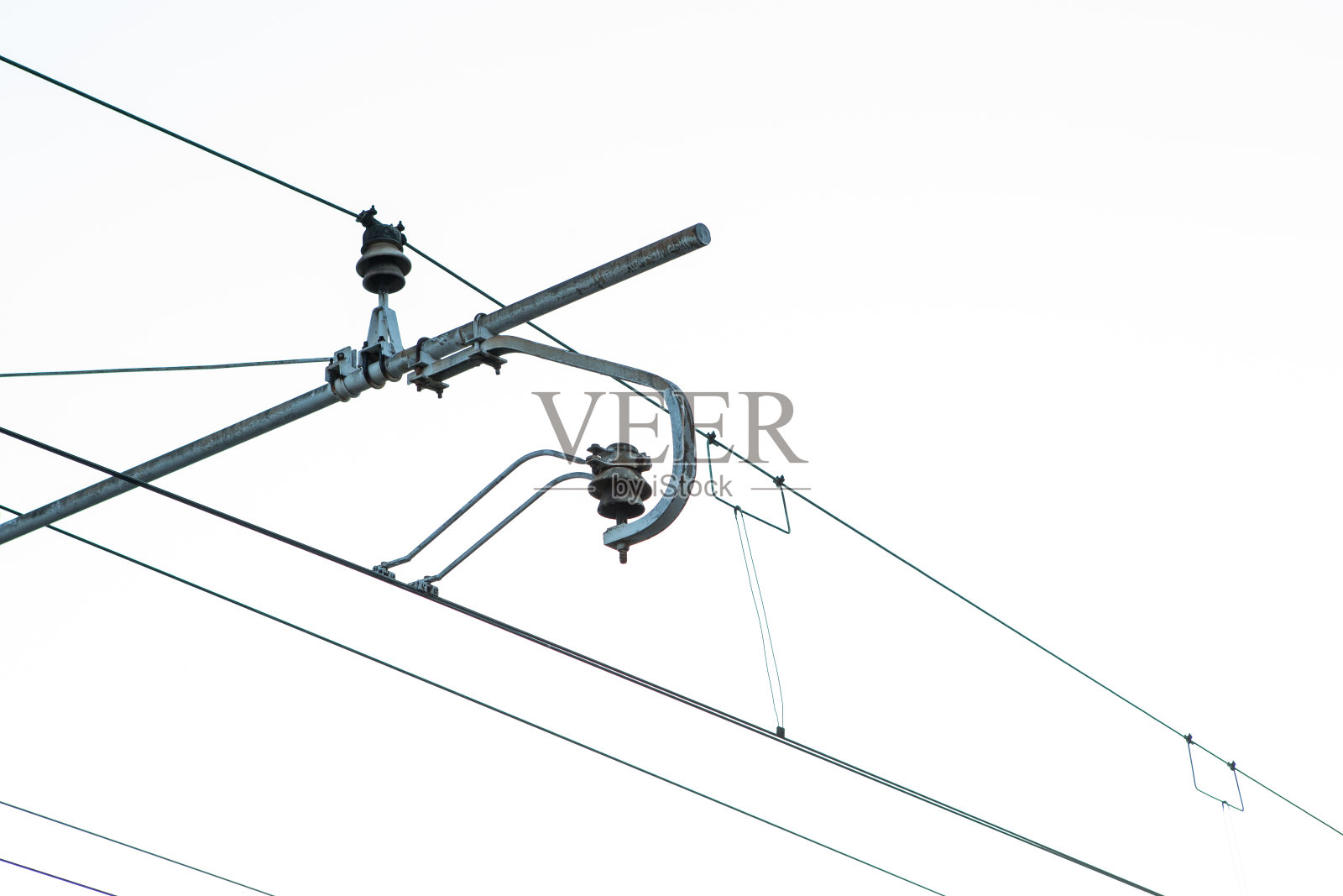 出境列车用的电线照片摄影图片