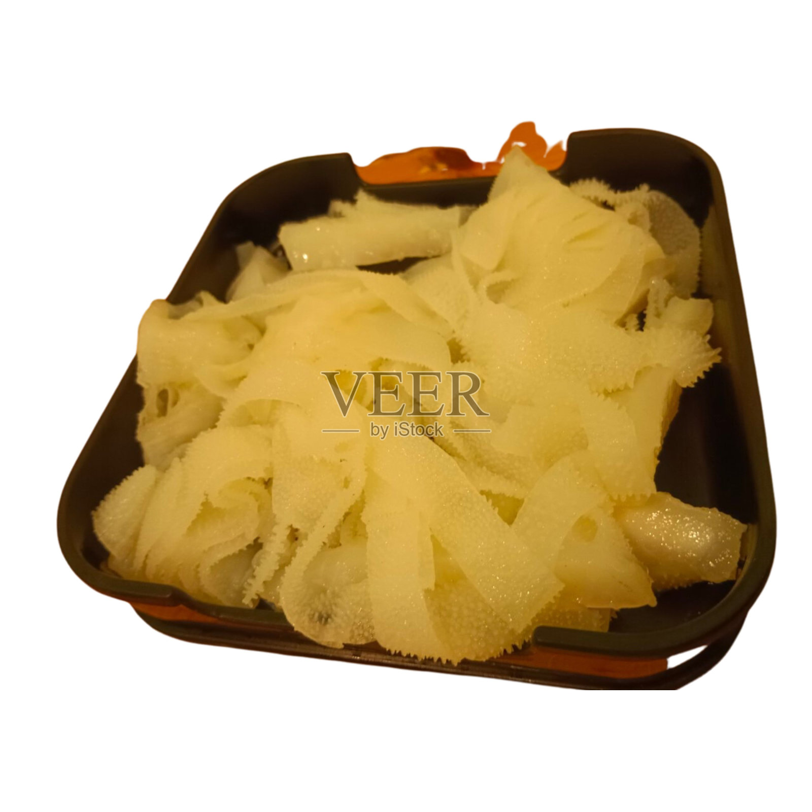 瘤胃,也就是我们所说的牛肚。胃的第一部分非常大。照片摄影图片