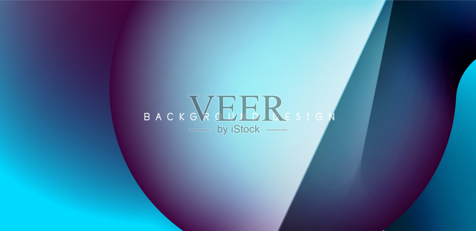 彩色泡沫抽象背景与阴影插画图片素材