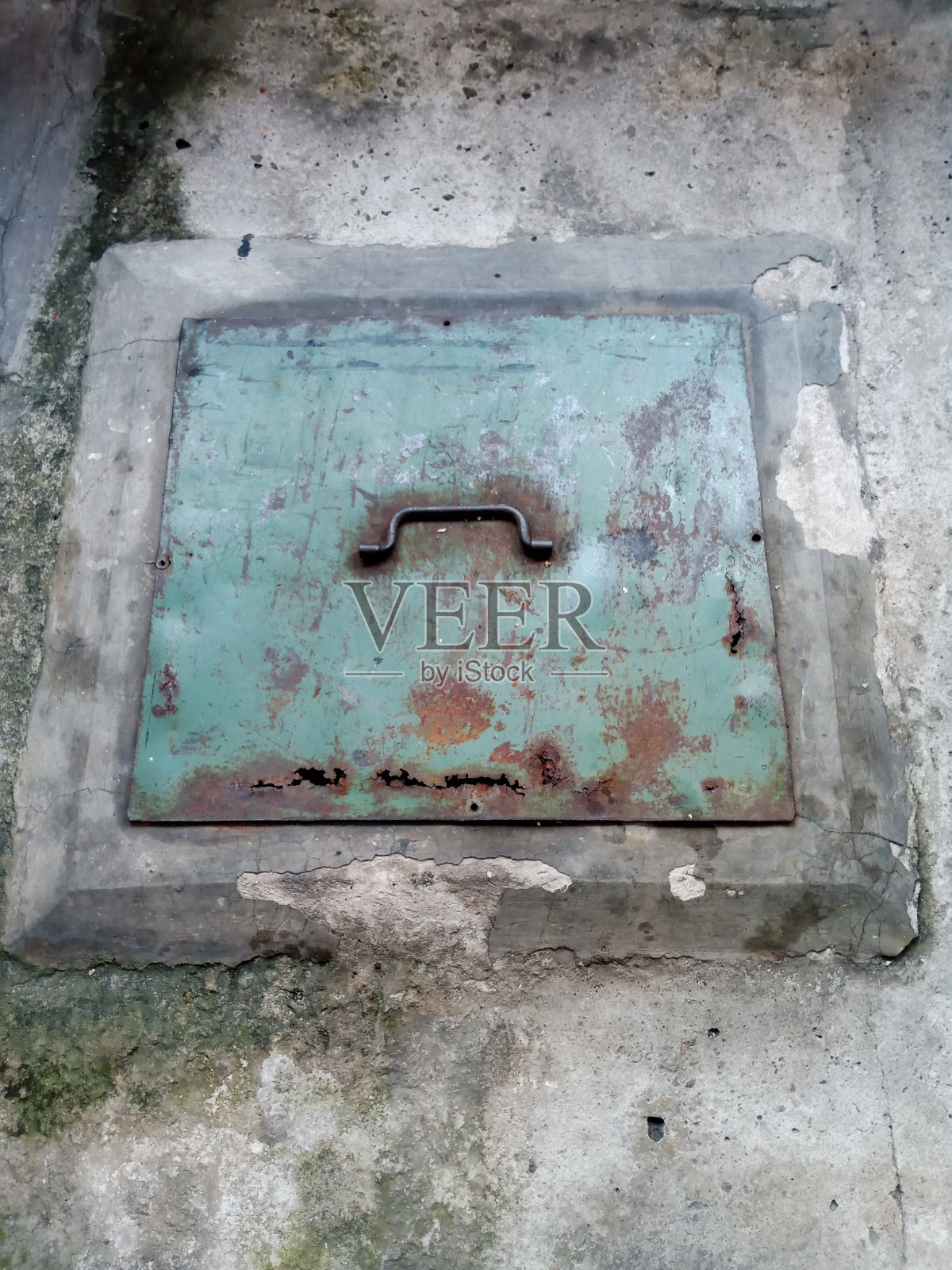 化粪池盖照片摄影图片