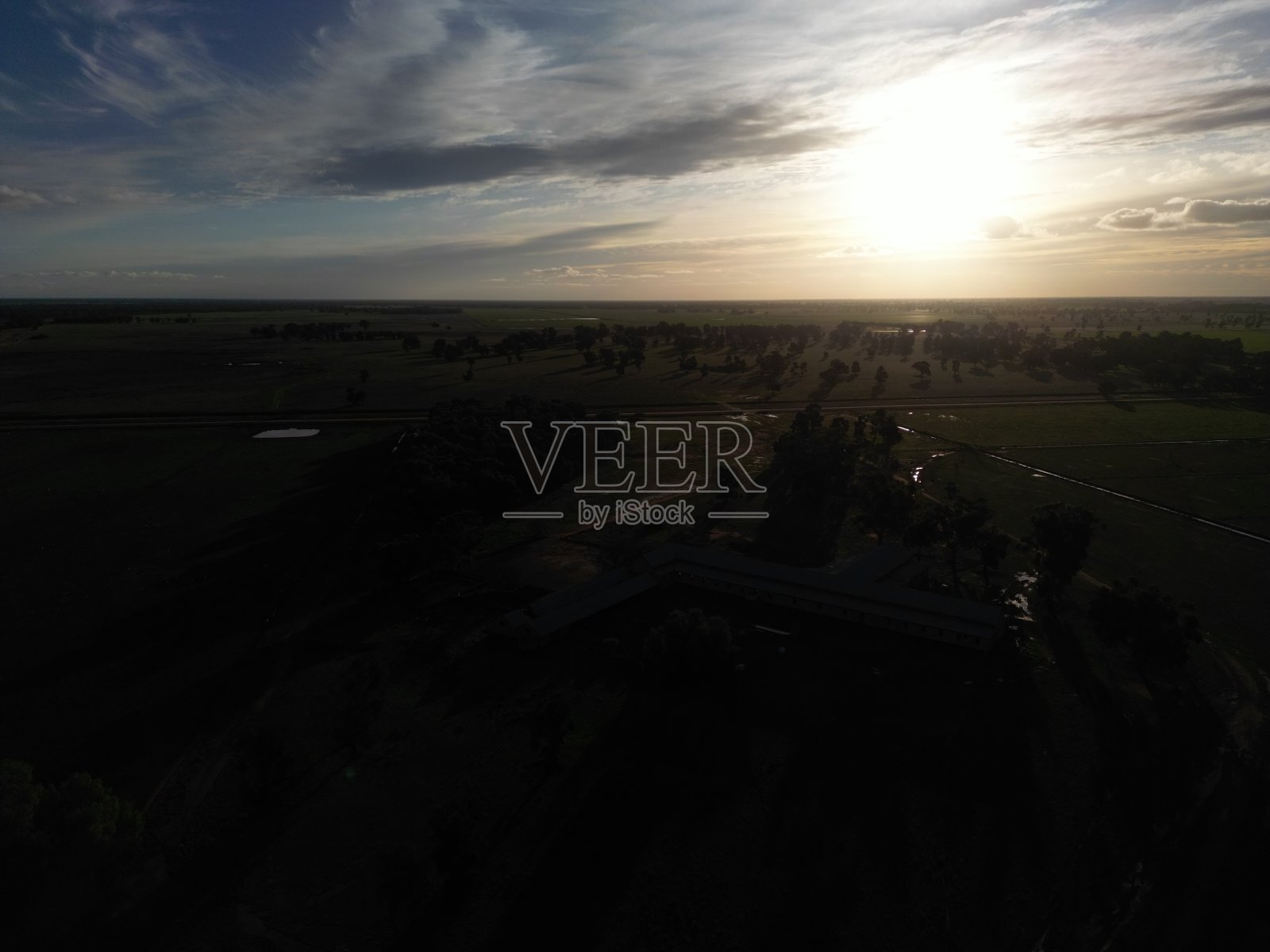 内地羊毛场照片摄影图片