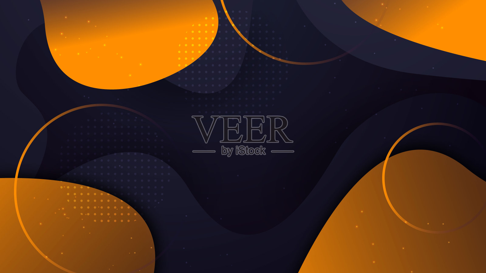 摘要彩色图案插画图片素材