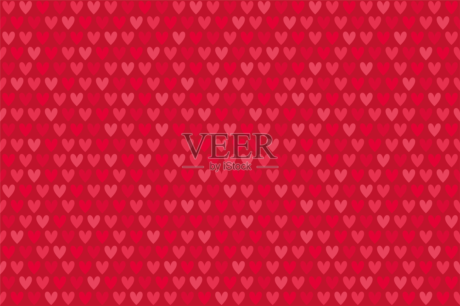 心形无缝图案插画图片素材