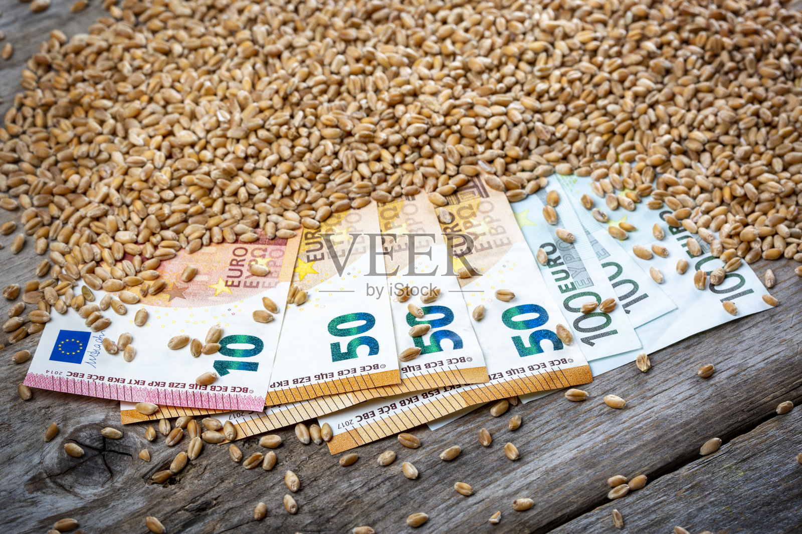 小麦价格上涨的概念照片摄影图片