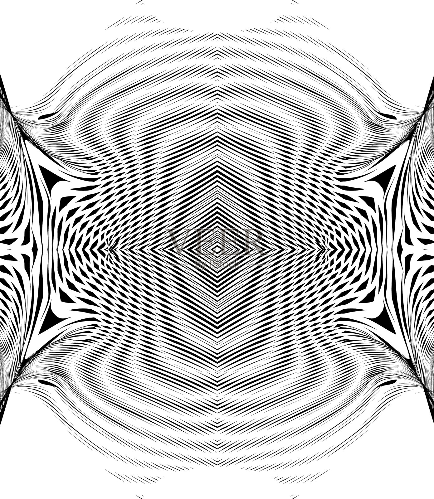 几何数字抽象背景线插画图片素材