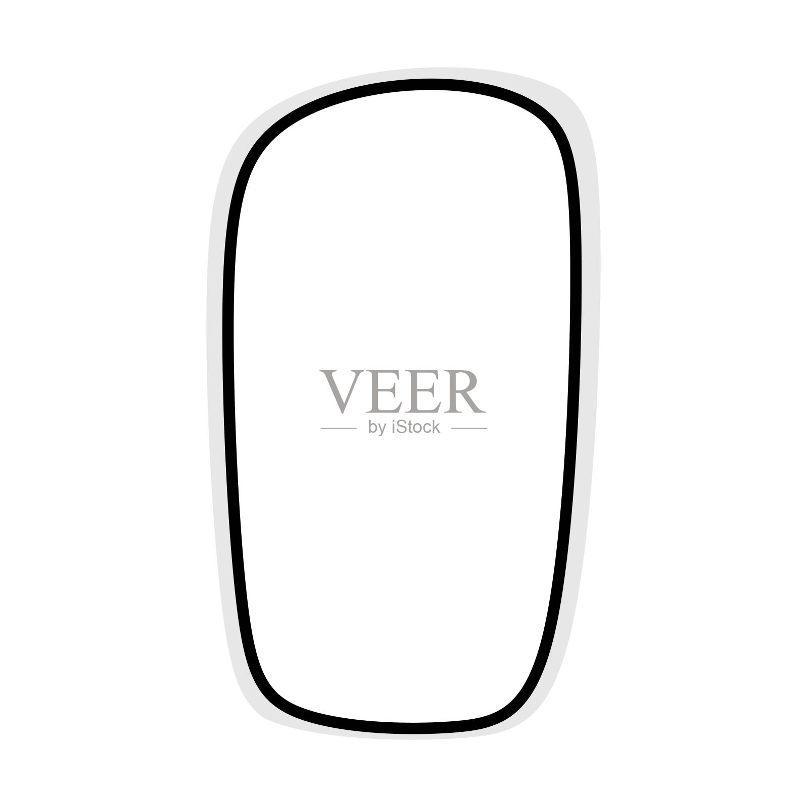 抽象矩形形状的文本框架背景和纹理的有机斑点向量插画图片素材