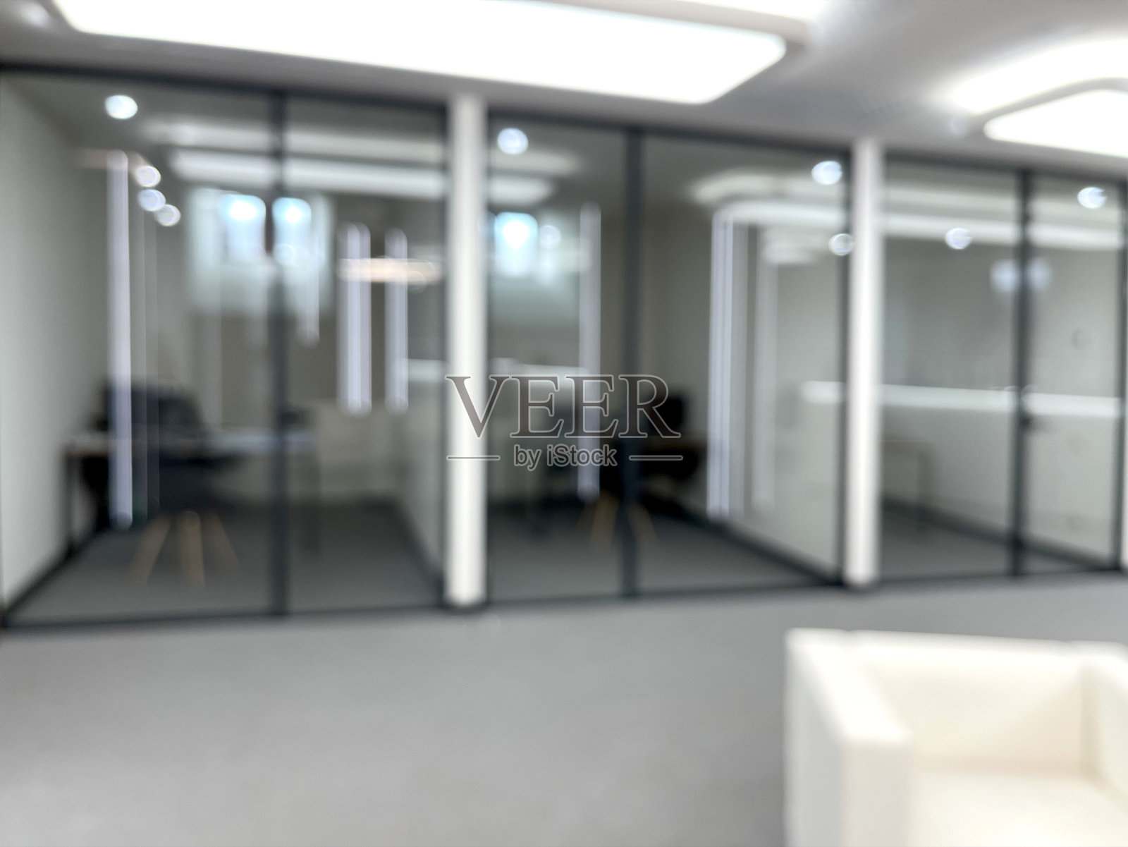 模糊和散焦抽象办公室或诊所医院清洁业务演示背景照片摄影图片