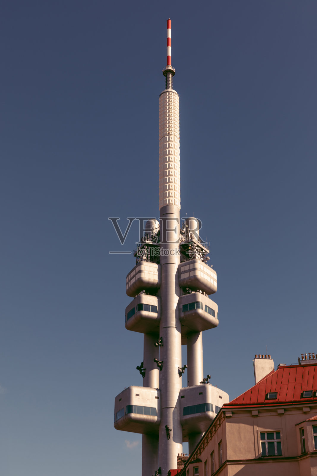 齐兹科夫电视塔,布拉格照片摄影图片