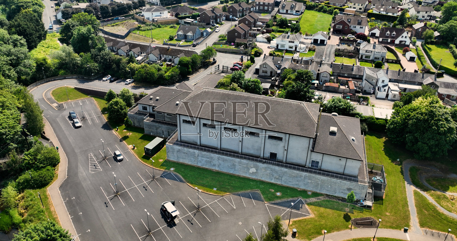 吉尔福德社区中心,吉尔福德村,波塔唐郡,北爱尔兰,06-06-23照片摄影图片