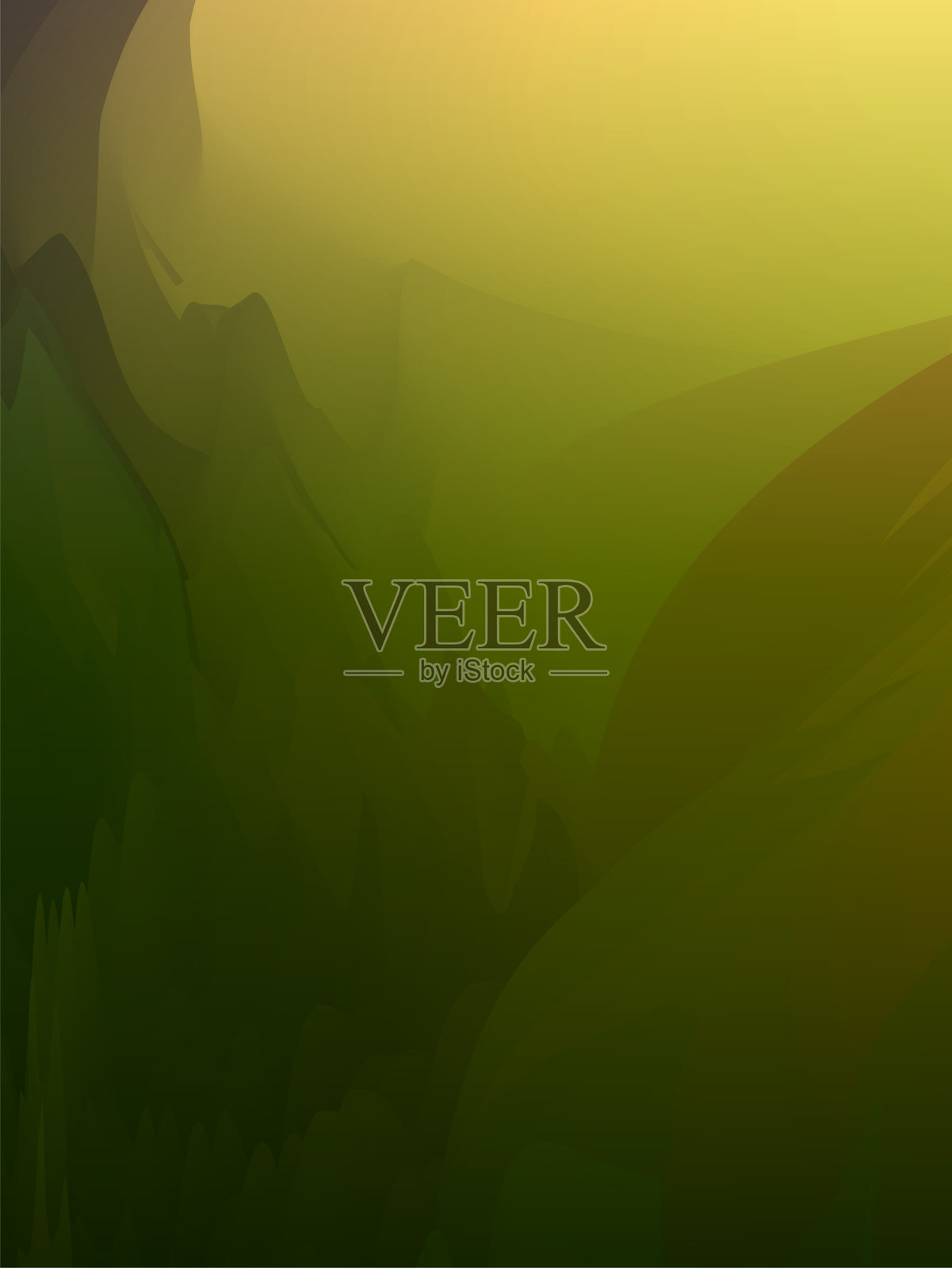 抽象超现实主义风景山水画背景插画图片素材