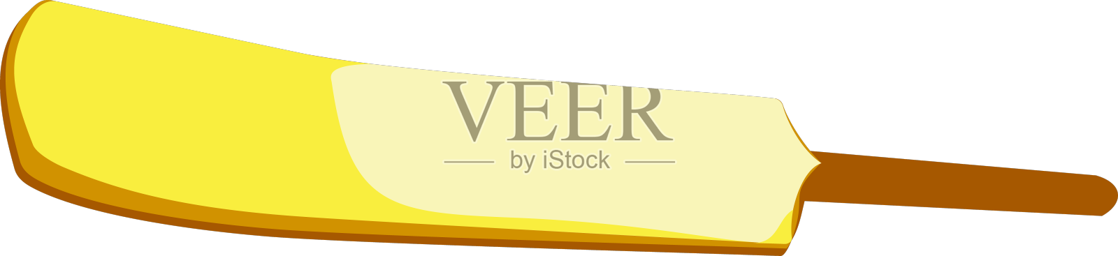 板球金蝙蝠图标卡通风格设计元素图片