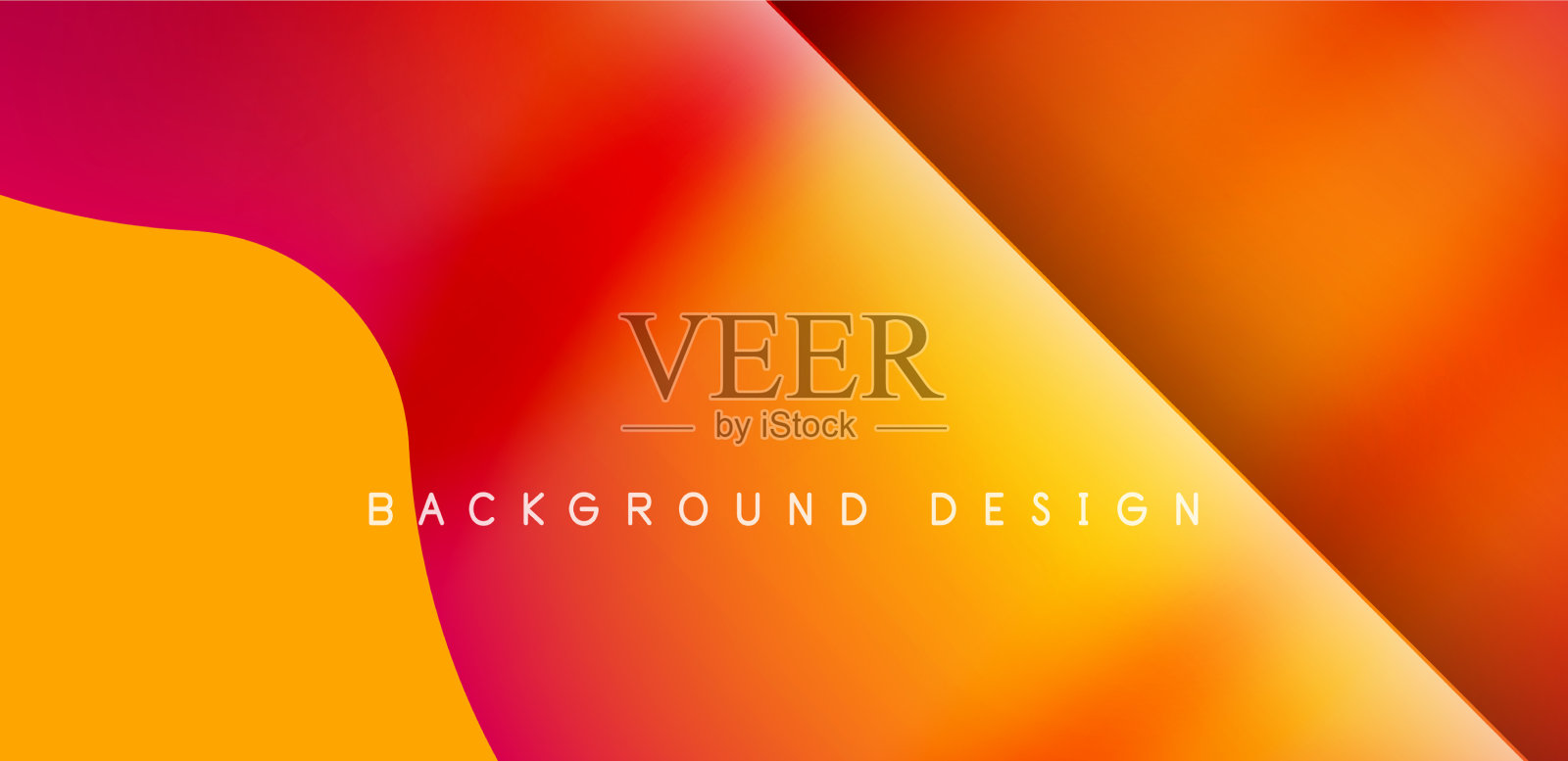 彩色圆形抽象背景模板插画图片素材