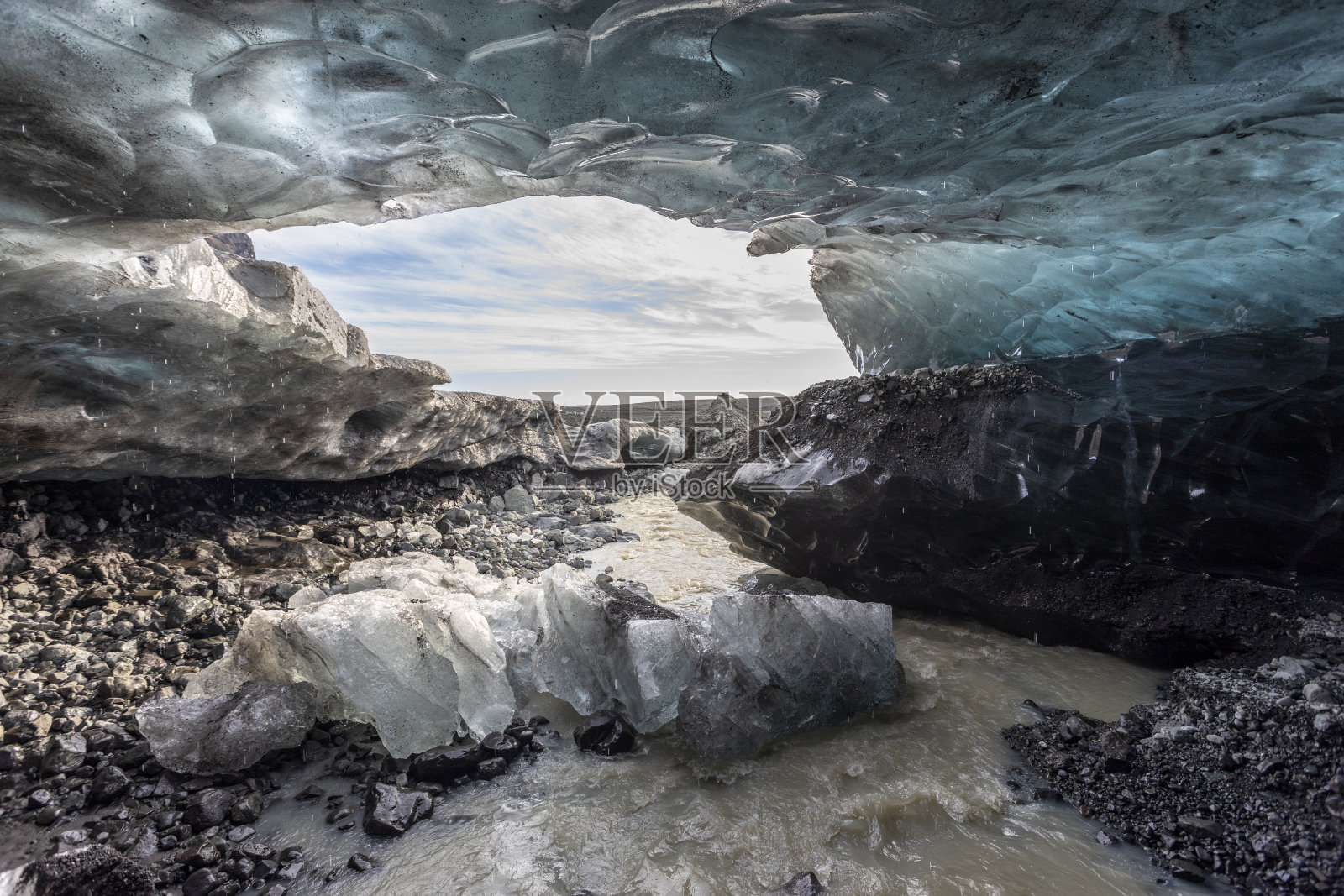 进入冰川照片摄影图片