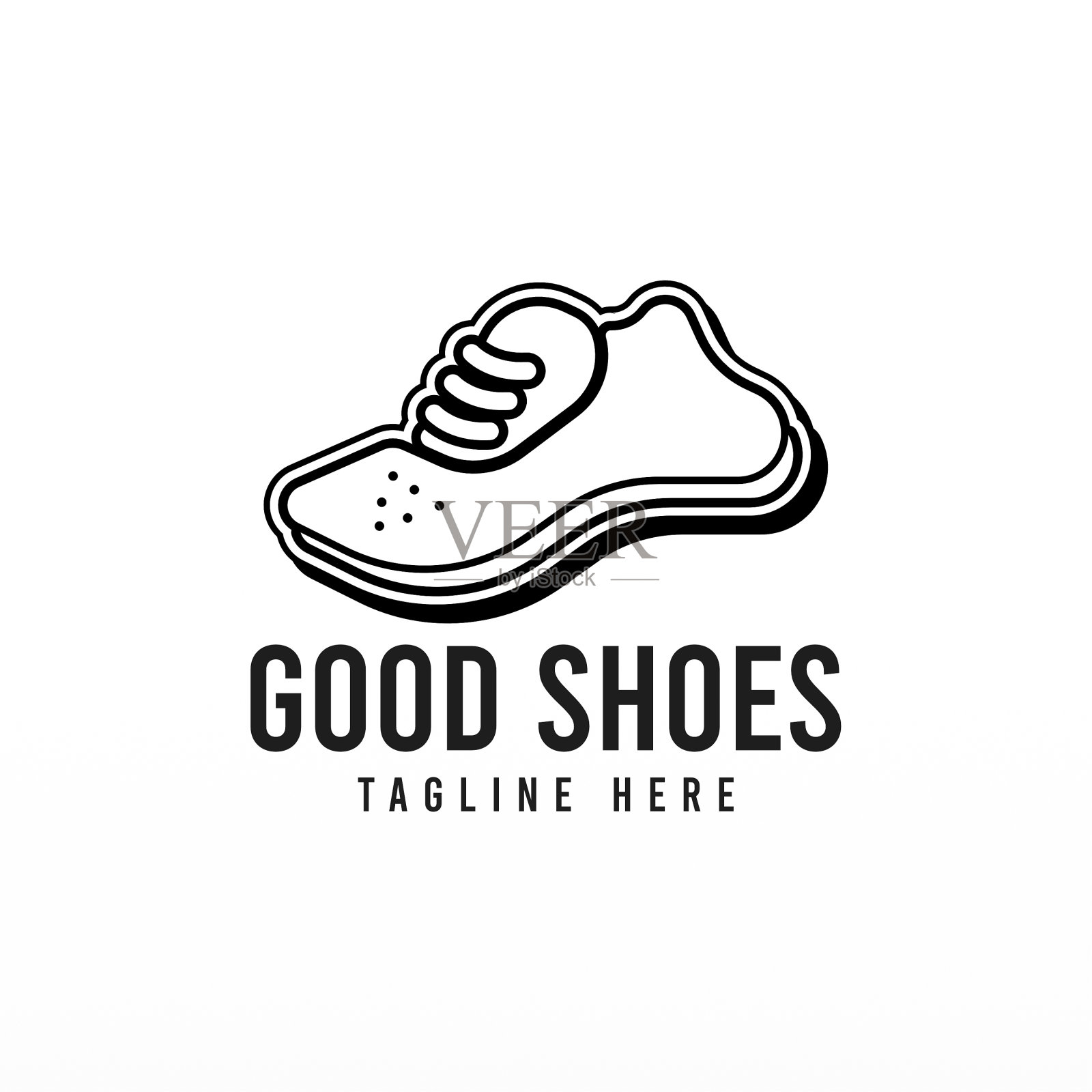 鞋匠时尚设计插画图片素材