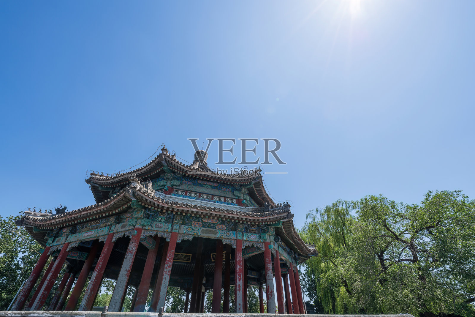 中国北京的颐和园照片摄影图片