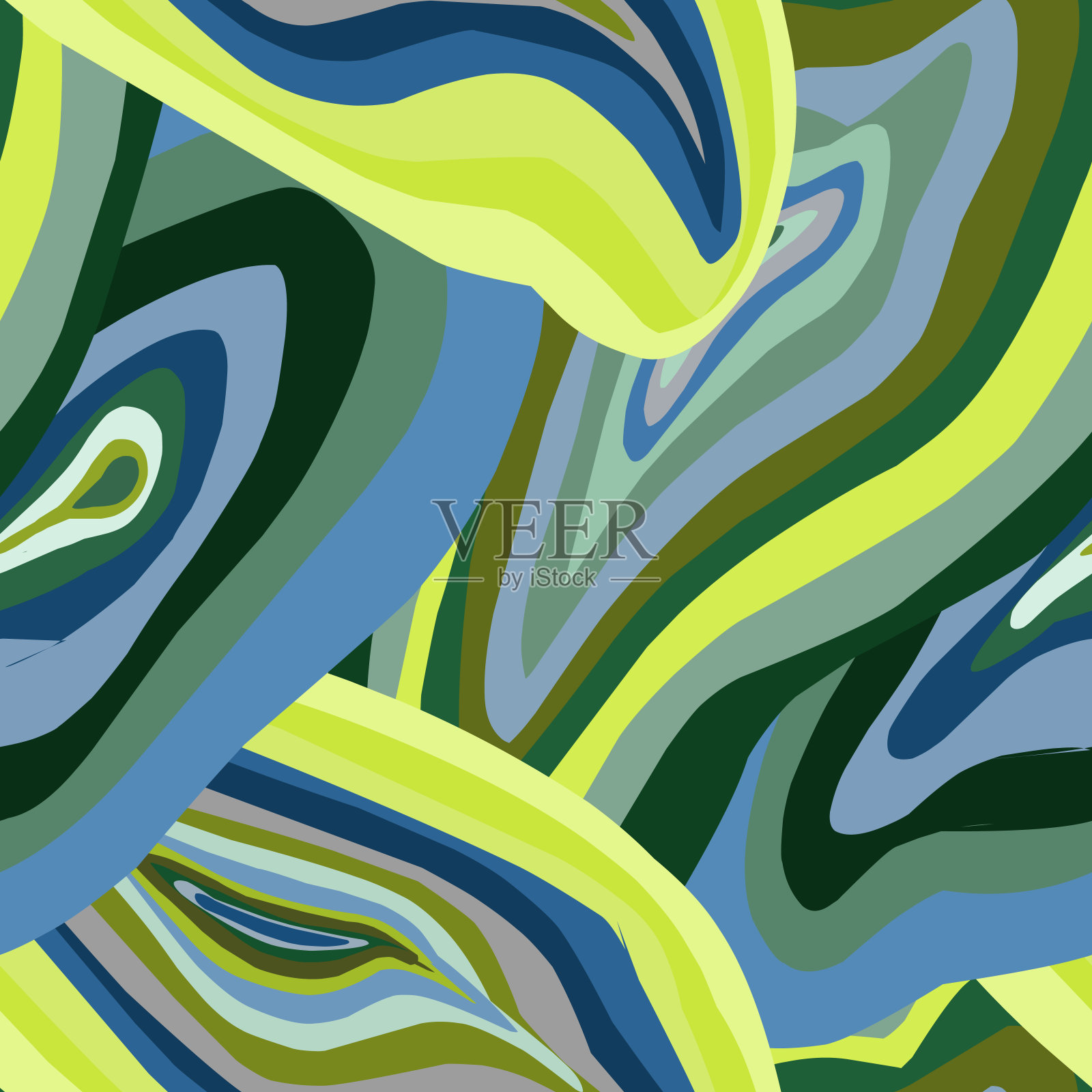 抽象的风格元素。矢量无缝图案插画图片素材