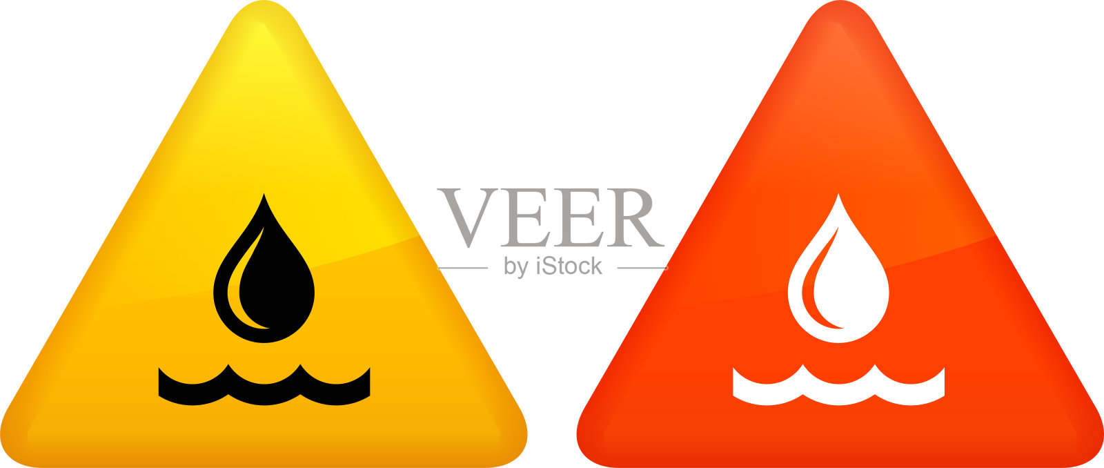 滴水。插画图片素材