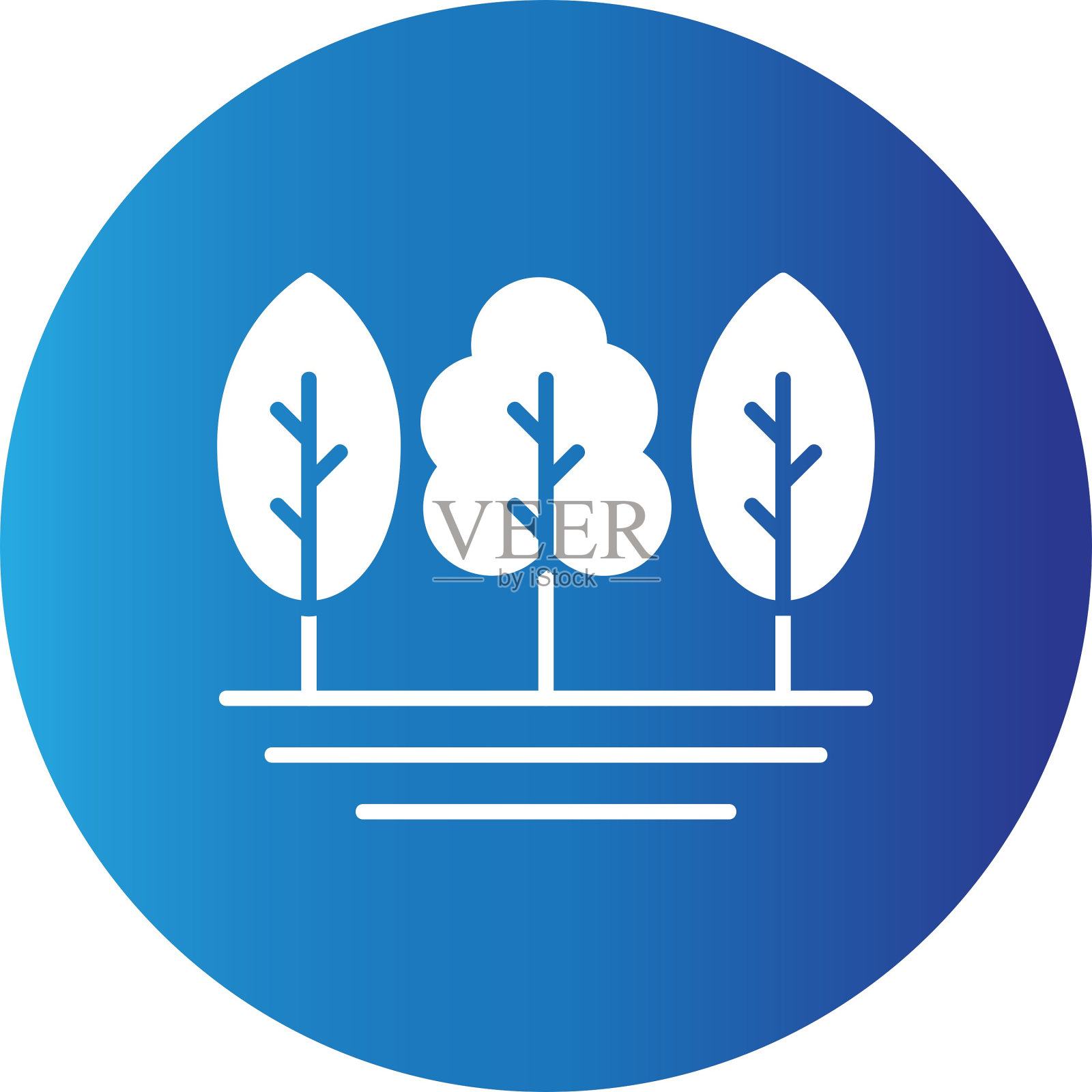 树木图标插画图片素材