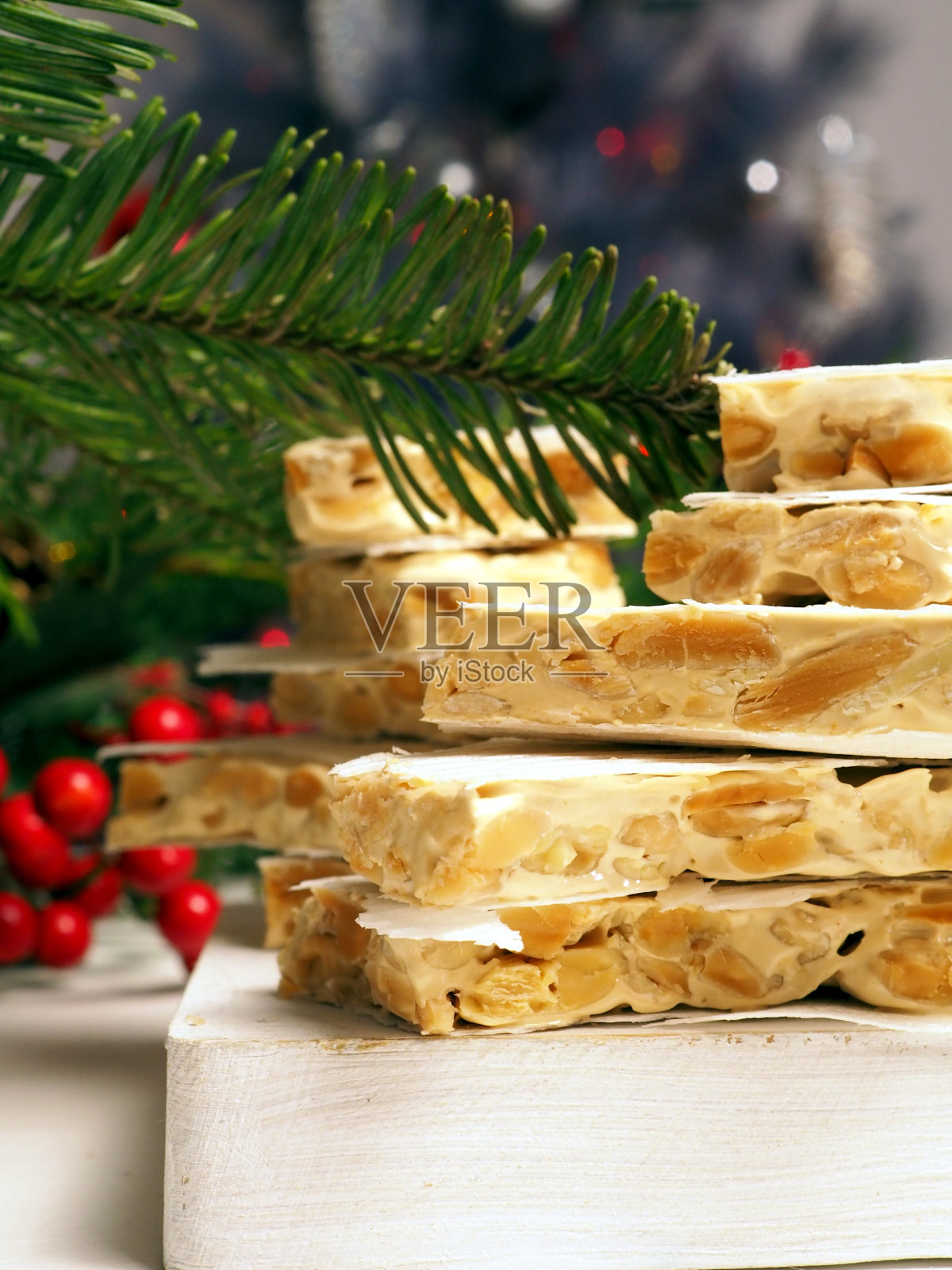 实心杏仁阿利坎特西班牙Turron照片摄影图片