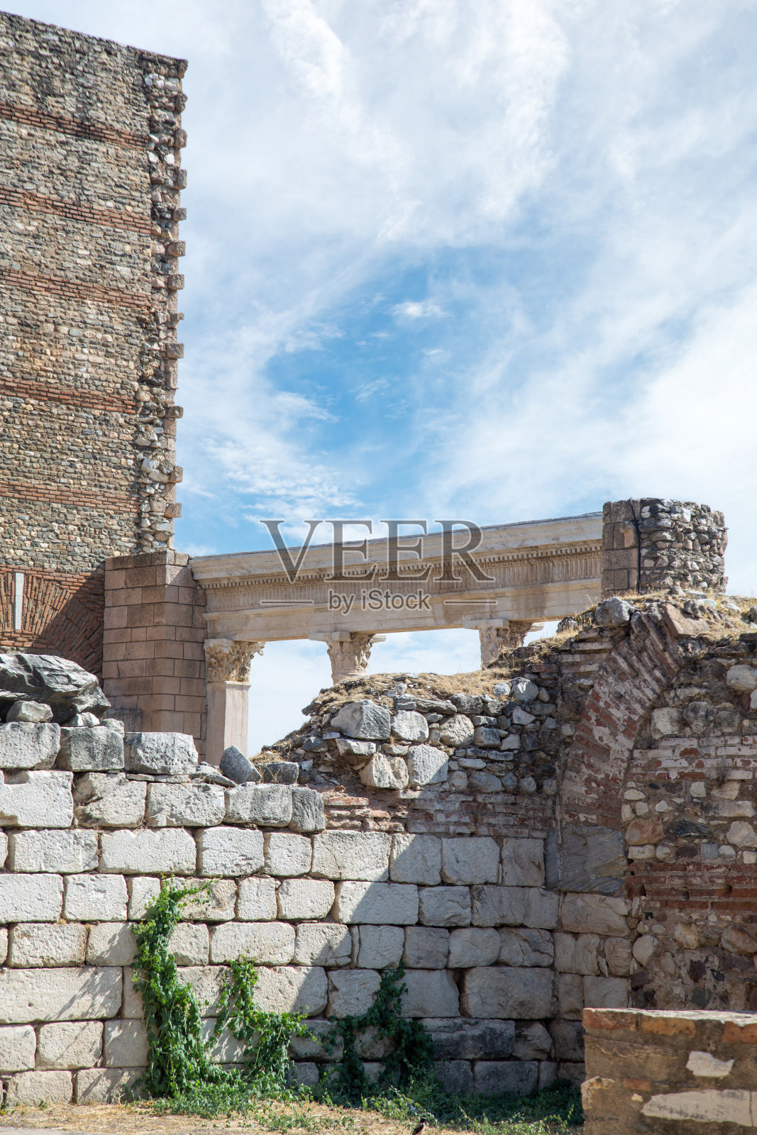 萨迪斯古城,马尼萨。火鸡照片摄影图片