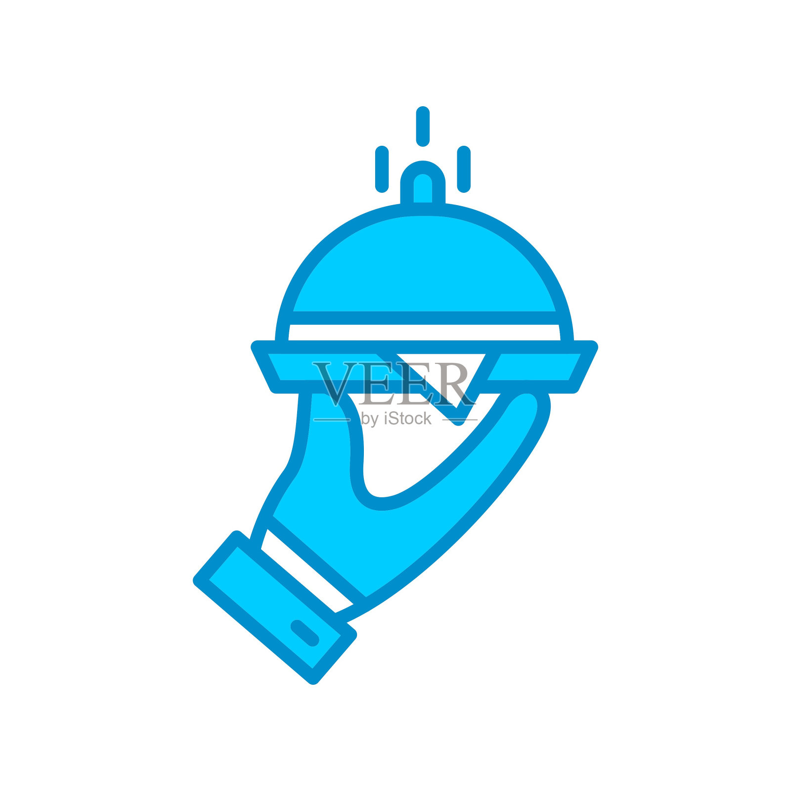 食物托盘图标插画图片素材