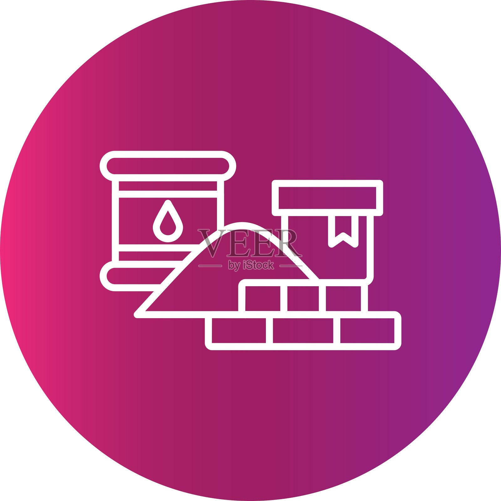 原材料创意图标设计插画图片素材