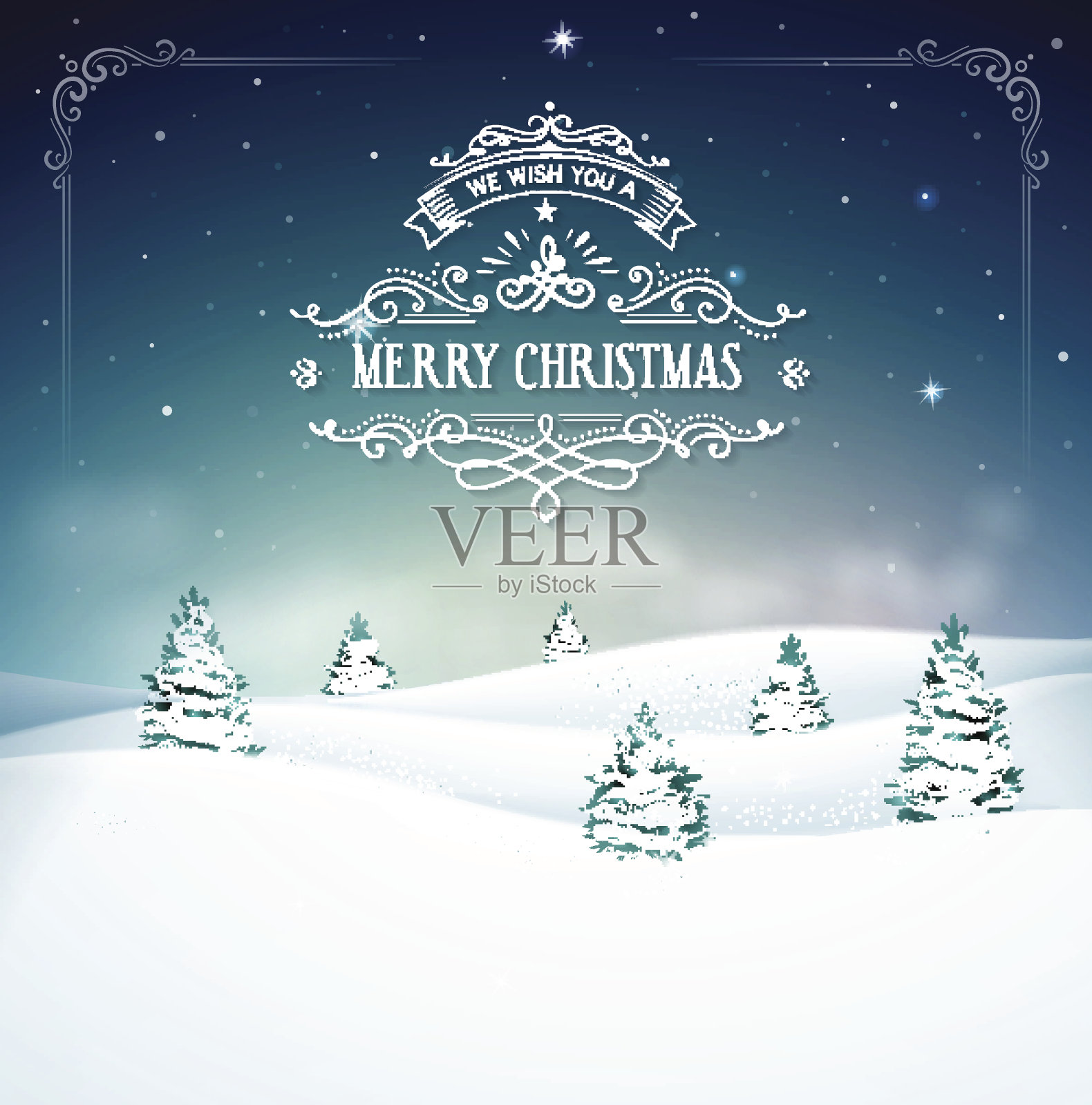 圣诞节的背景插画图片素材