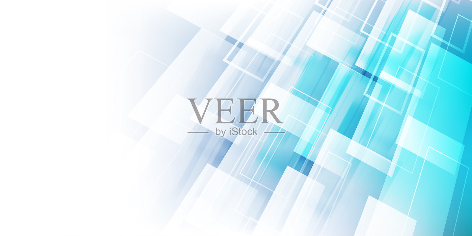 抽象蓝色半色调背景多色插画图片素材