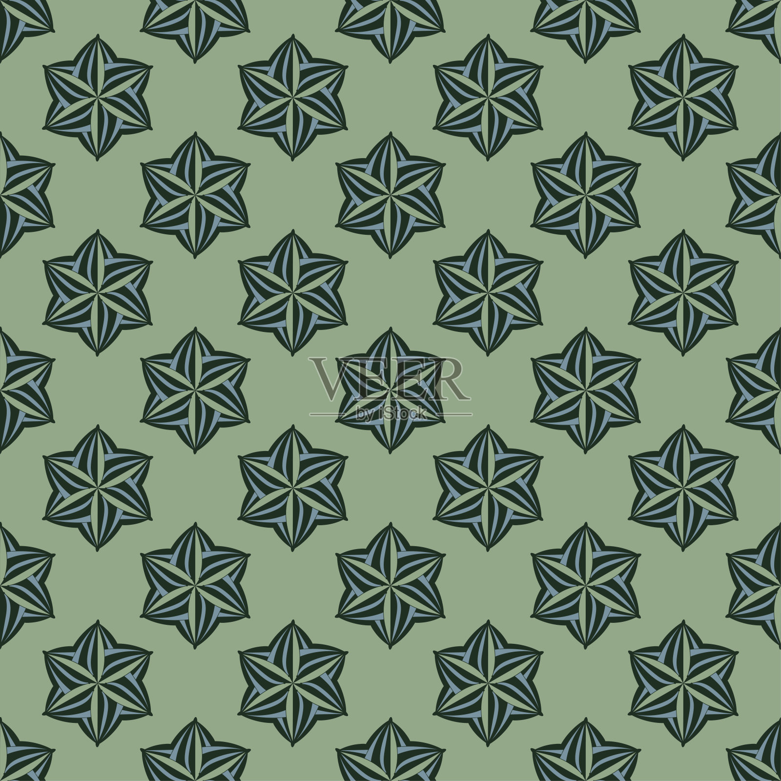 无缝彩色装饰装饰背景插画图片素材