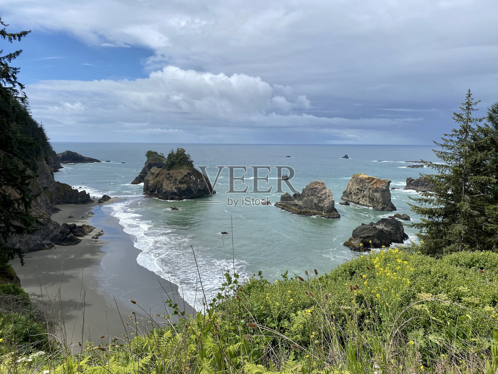 令人惊叹的俄勒冈海岸照片摄影图片