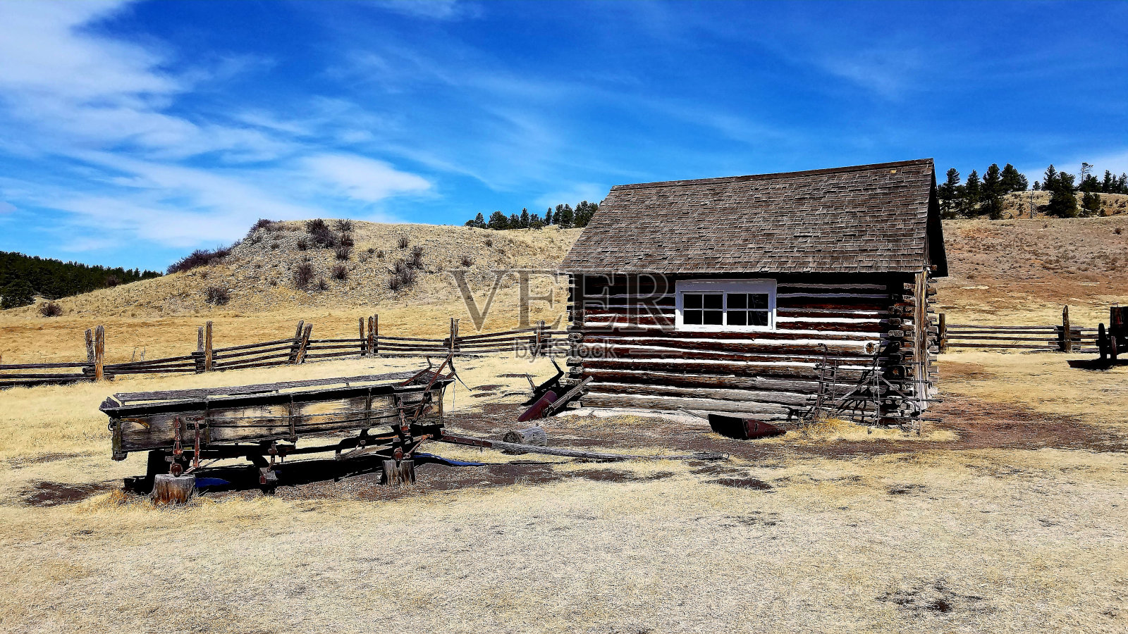 Hornbek Homestead, Florissant CO照片摄影图片