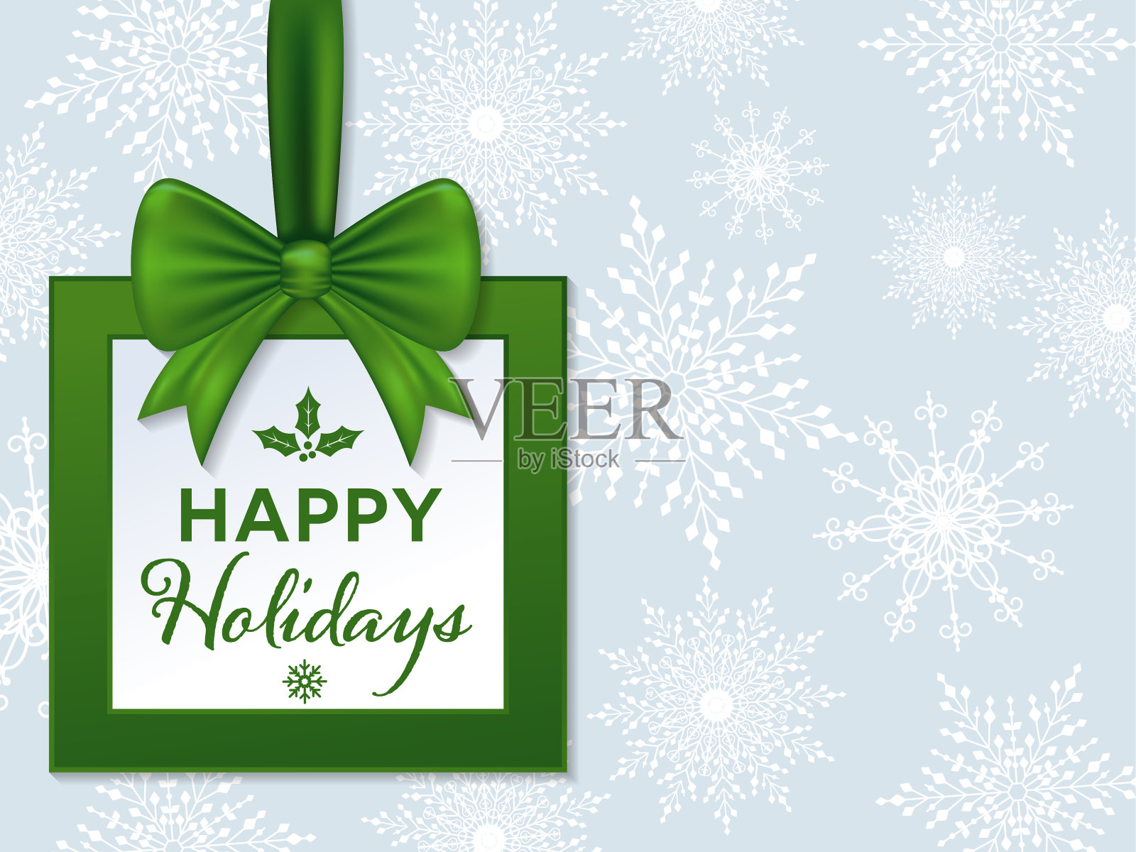 可爱系蝴蝶结节日标志模板插画图片素材