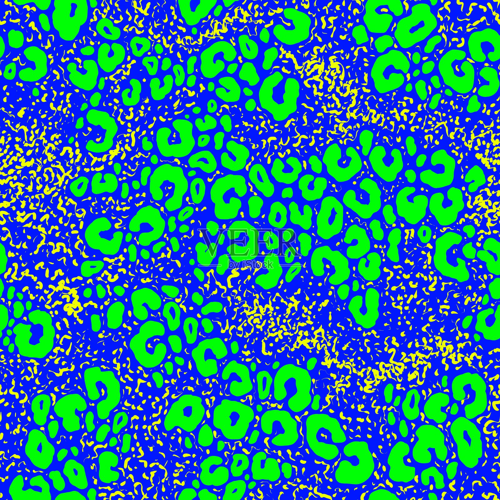 动物和液体混合模式。插画图片素材