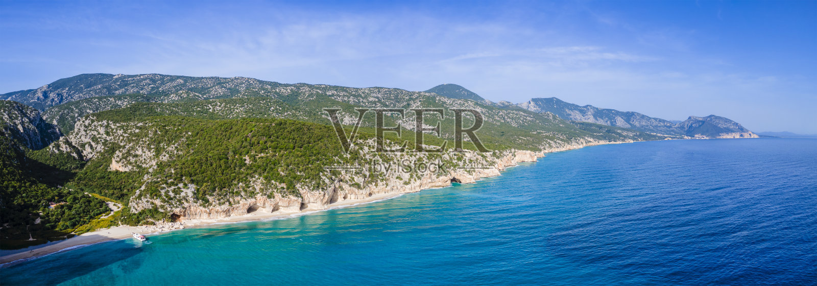 卡拉卢纳,撒丁岛东海岸最具标志性的海滩之一——意大利照片摄影图片