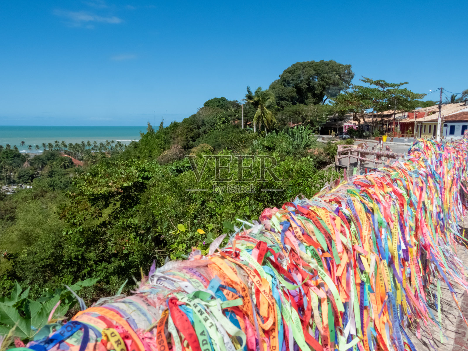 巴伊亚海滩的景色照片摄影图片