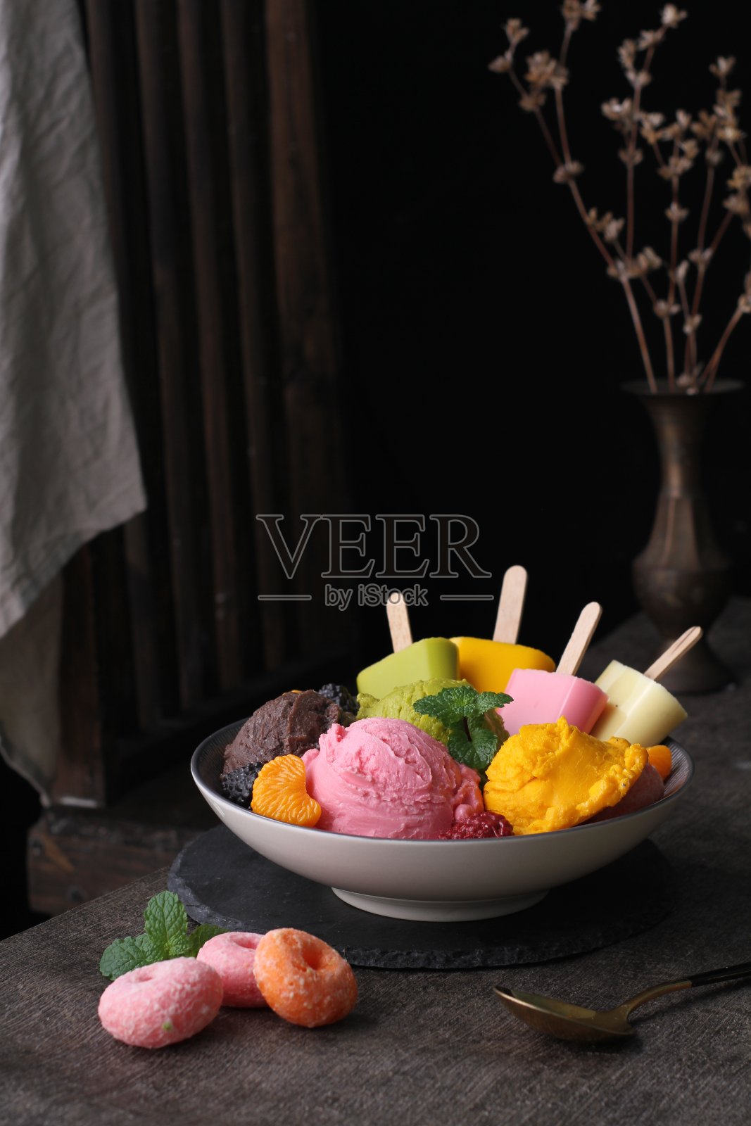 冰淇淋照片摄影图片